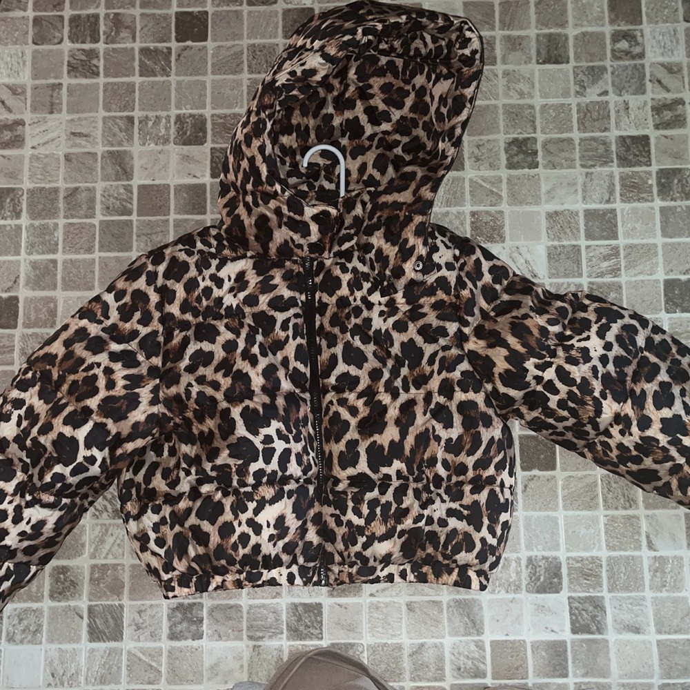 Leopard Print Kids Jacket